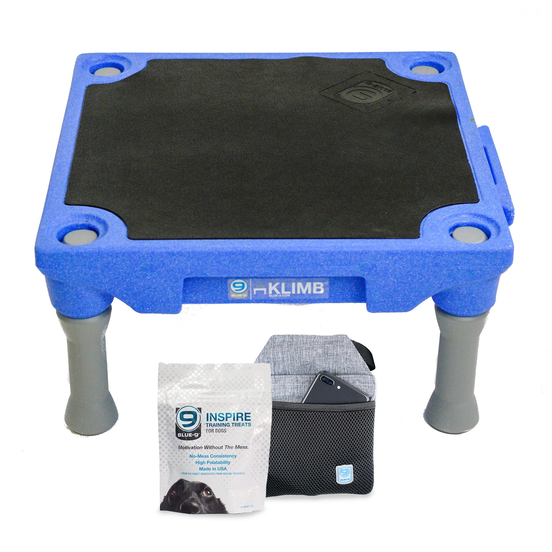 Blue-9 KLIMB Hundetraining Set - 2 Propel Plattformen Mit Pumpe & Trainingsvideos