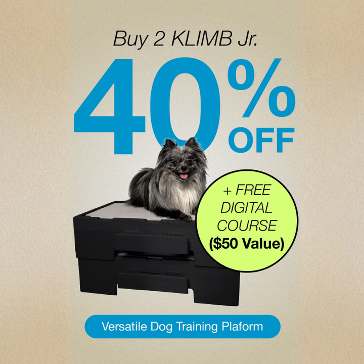 KLIMB Jr. Duo Bundle + A Place For Your Dog Training