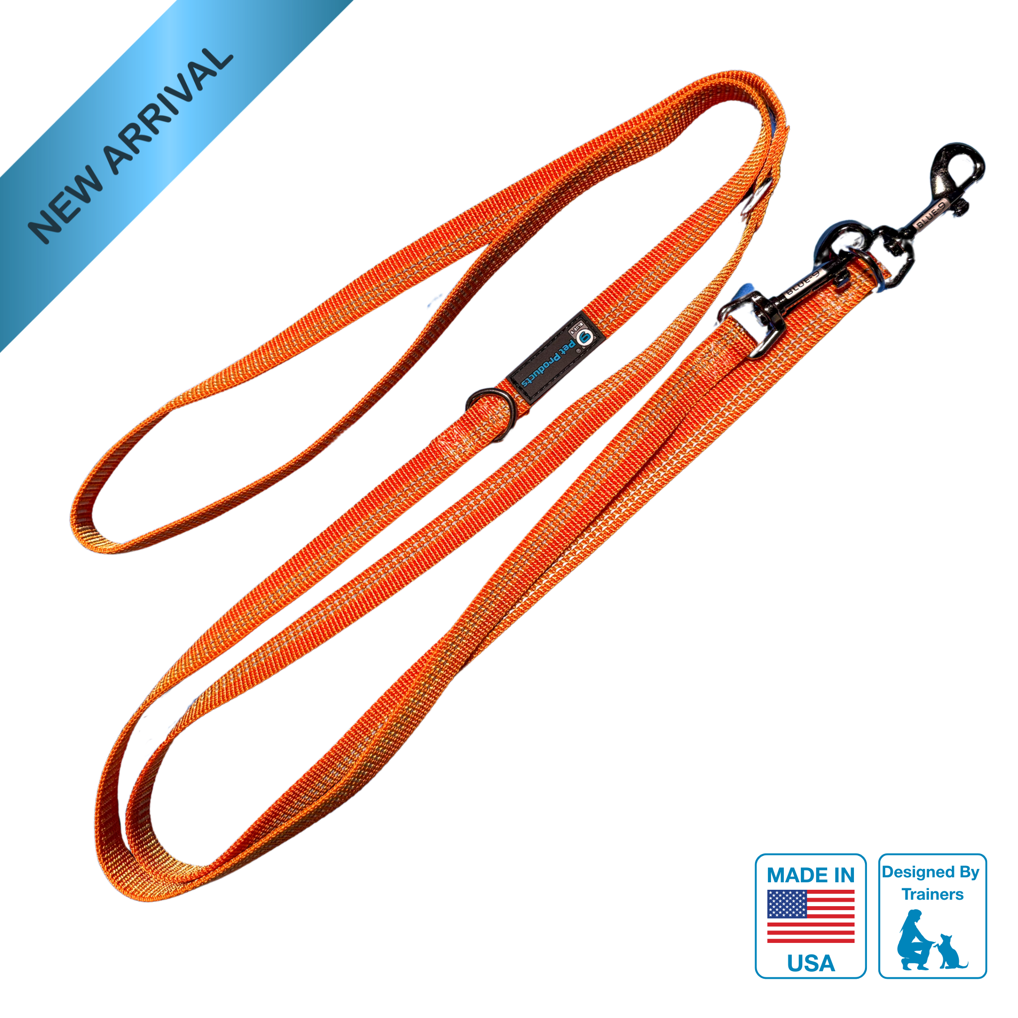 Multifunction Leash Reflective Multi-Function Dog Leash - 6-in-1 Versatile Leash | Blue-9 ...